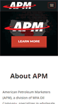 Mobile Screenshot of apmfuel.com